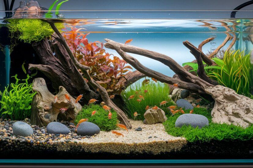aquascape shrimp tank
