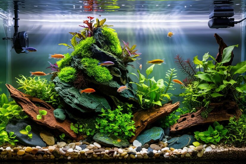 55 gallon aquascape