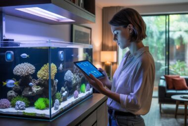 IoT integration in home aquariums