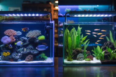 saltwater vs freshwater tanks