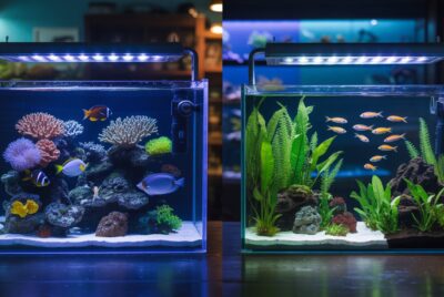 saltwater vs freshwater tanks