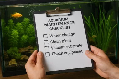 Aquarium maintenance checklist